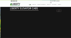 Desktop Screenshot of libertyelevatorcabs.com